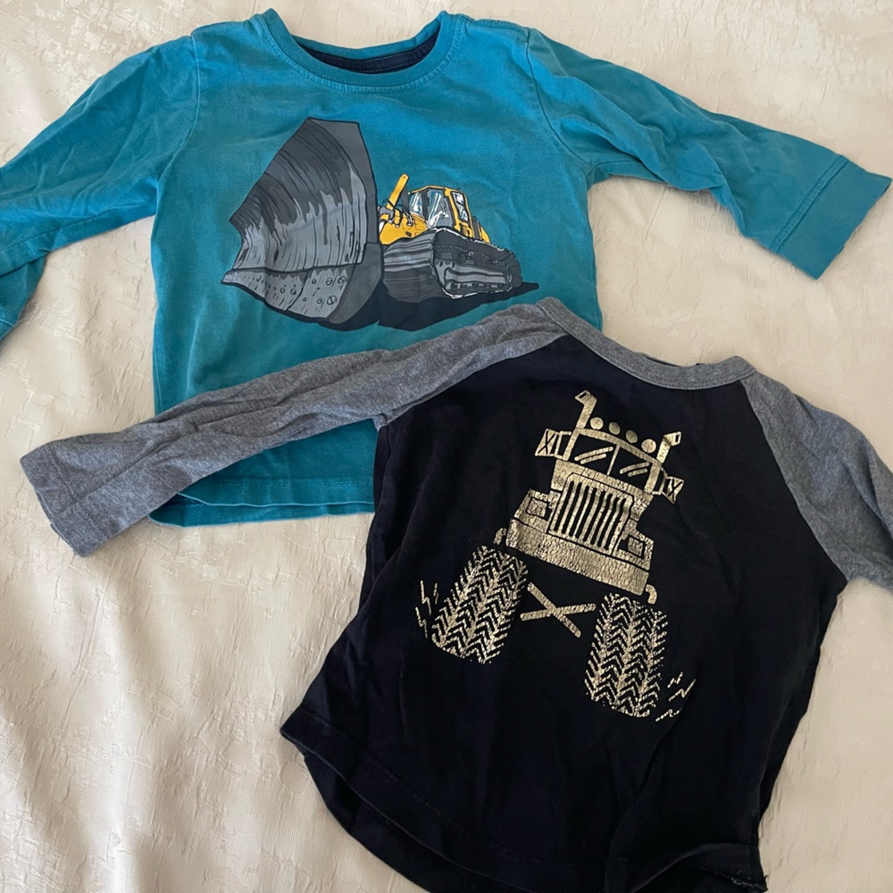 Two Gymboree long sleeve shirts